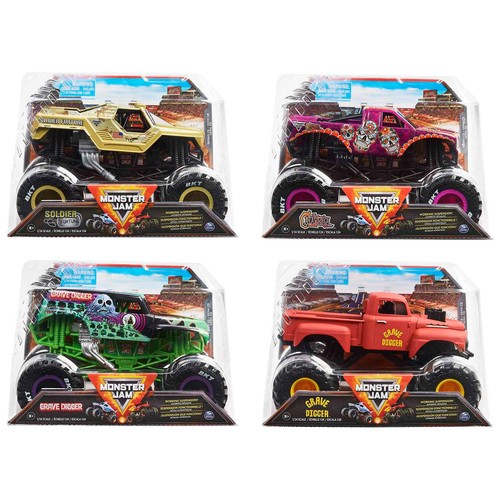 Coches metal Monster Jam a escala 1:24, modelos surtidos +3 AÑOS, MOSTER JAM