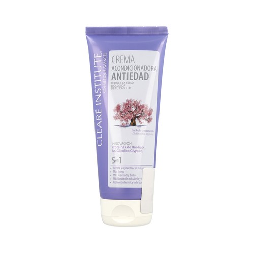 Acondicionador anti edad con proteínas de Baobab y ácido glicólico CLEARÉ INSTITUTE 200 ml.
