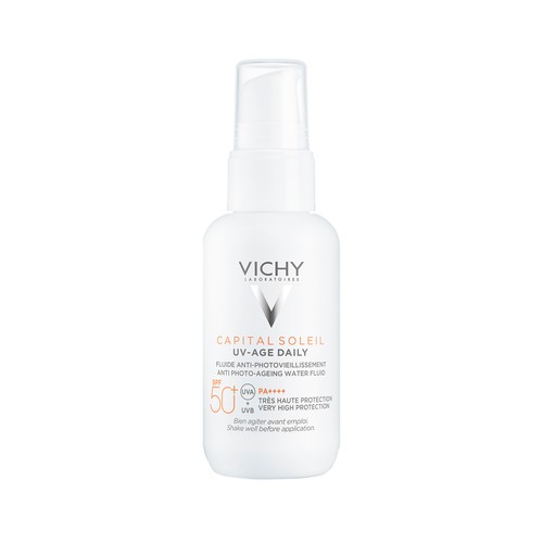 VICHY Crema solar facial con acción antiarrugas y manchas y FPS 50+ (muy alto) VICHY Capital soleil 40 ml.