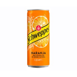 Imagen de SCHWEPPES Refresco de naranja lata 33 cl.