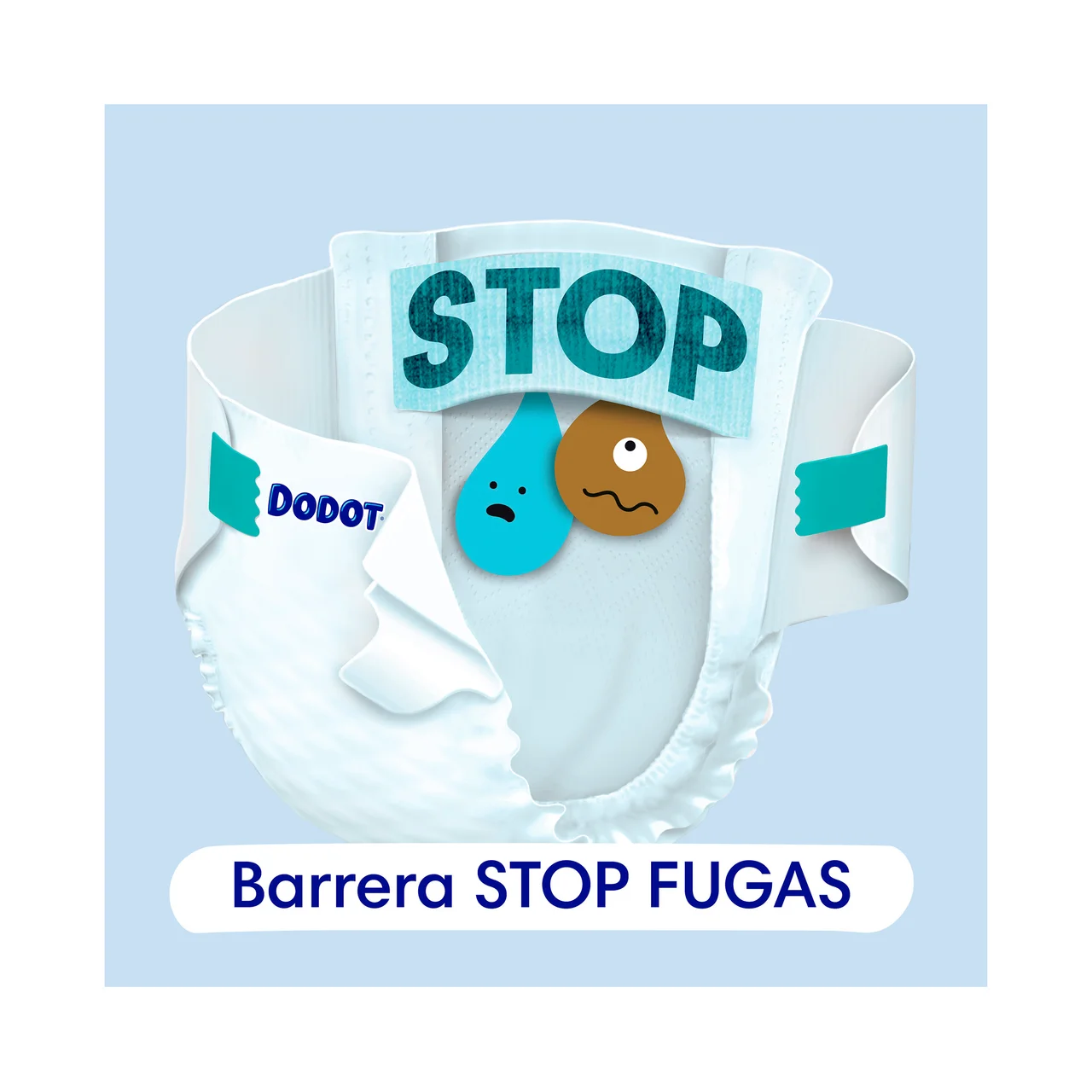 DODOT Bebé-seco Pañales talla 6 (13-18 kg) 140 uds.