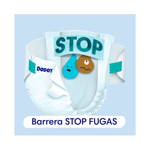 DODOT Bebé-seco Pañales talla 6 (13-18 kg) 140 uds.