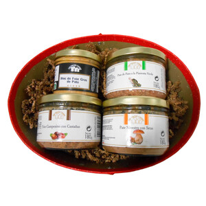 Imagen de LES TROIS CHEFS Cofre de patés y foie 630 g.