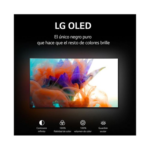 Televisión 139 cm (55") OLED LG 55A26 4K, HDR 10 PRO, SMART TV, WIFI, BLUETOOTH, TDT T2, USB reproductor y grabador, 3HDMI, 50HZ.