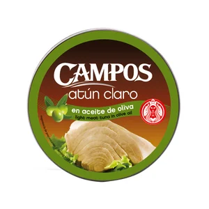CAMPOS Atún claro en aceite de oliva 104 g.