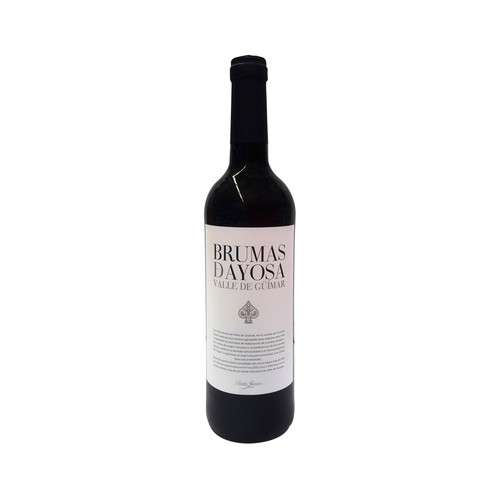 BRUMAS DE AYOSA  Vino tinto con D.O. Valle de Güímar (Islas Canarais) BRUMAS DE AYOSA botella de 75 cl.