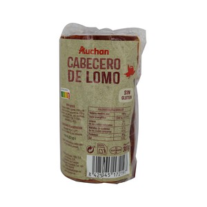 Imagen de AUCHAN Cabecero de lomo embuchado en tacos 300 g. Producto Alcampo