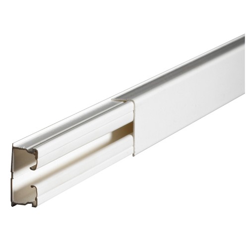 Canaleta de 2 metros con mini canal adhesivo de blanco de 7x12 milímetros LEGRAND.
