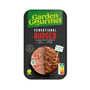 Imagen de GARDEN GOURMET Sensational Preparado vegetal tipo hamburguesa a base de proteínas de soja 2 x 113 g.