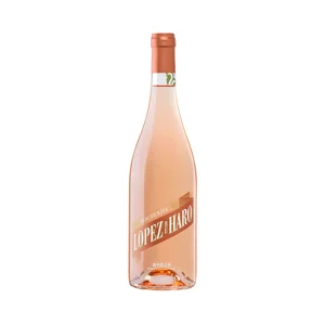 LOPEZ DE HARO Vino rosado con D.O. Ca. Rioja LOPEZ DE HARO botella de 75 cl.