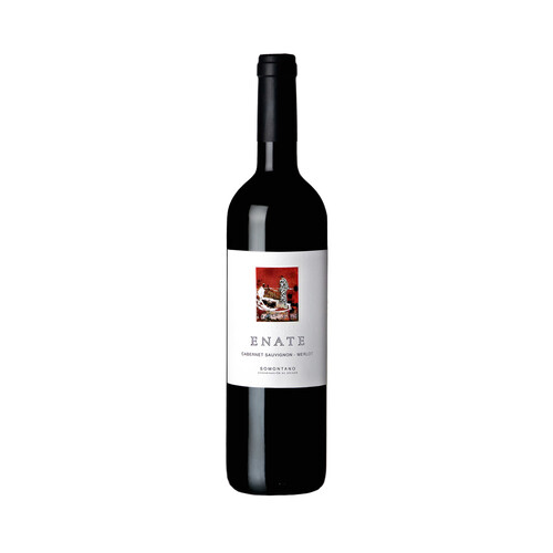 Vino tinto con denominación de origen Somontano ENATE botella de 75 cl.