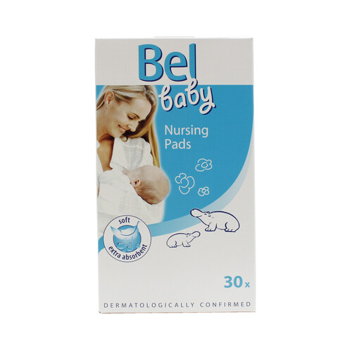 BABYBEL Discos de lactancia, suaves y extra absorbentes BABYBEL 30 uds.