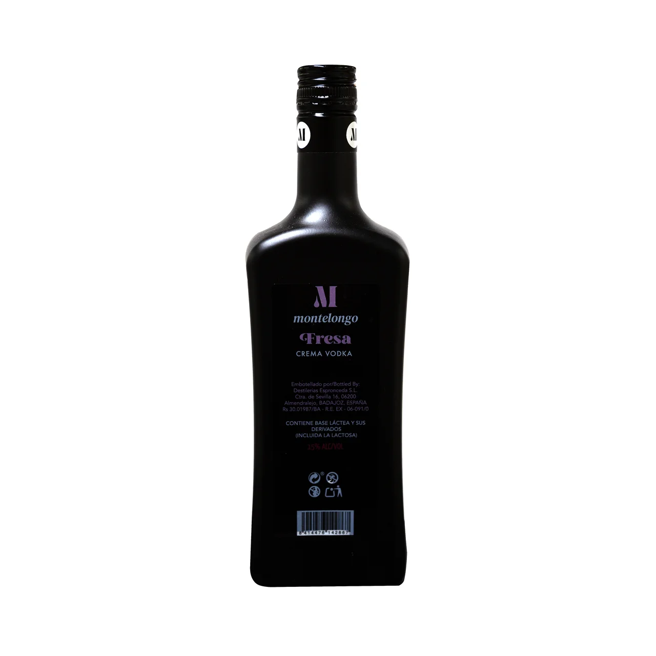 Crema de vodka con sabor a fresa botella 70 cl.