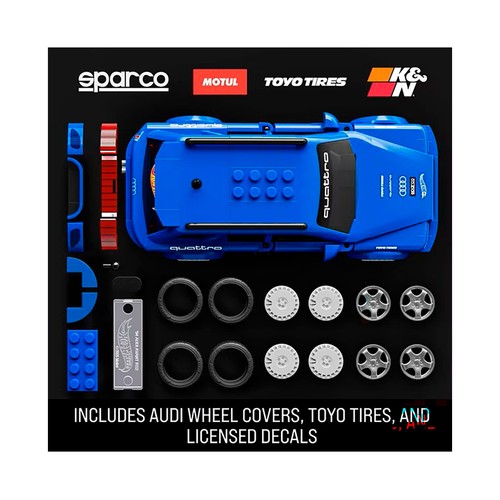 Conjunto de construcción serie Speed Audi Cadilac, Coleccionable adulto, 236 pcs +10 Años, Hot Wheels MATTEL