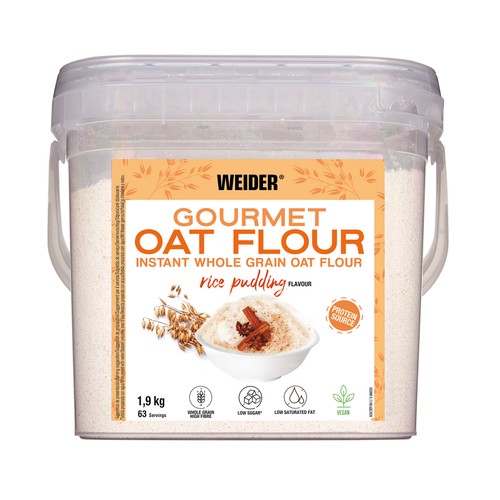 WEIDER Harina de avena sabor de arroz WEIDER 1,9 kg.