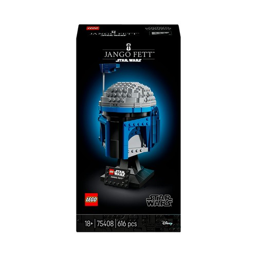 LEGO Start Wars 75408, Casco de Jango Fett Kit de Maqueta, 616 pcs +18