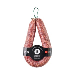 Salchichón de cerdo ibérico, elaborado sin gluten 250 g.