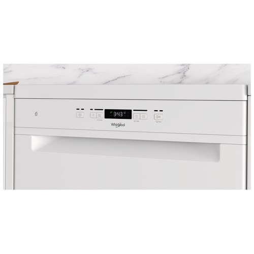 Lavavajillas WHIRLPOOL WFC 3C34, capacidad: 14 servicios, clasificación energética: D, H: 85cm, A: 60cm, F: 59cm.