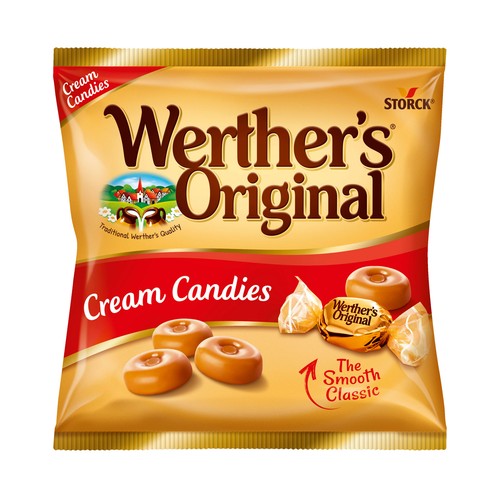 WERTHER"S ORIGINAL Caramelos toffees de mantequilla y nata 135 g.