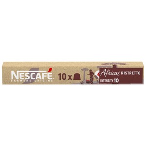 Imagen de NESCAFÉ Café en cápsulas Ristretto Áfricas I10, Farmers Origins 10 uds.