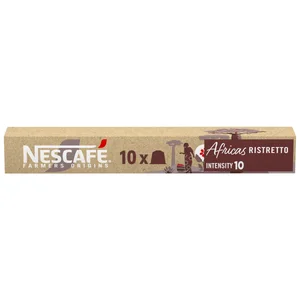 NESCAFÉ Café en cápsulas Ristretto Áfricas I10, Farmers Origins 10 uds.