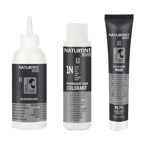 NATURTINT Men tono 6N rubio oscuro Coloración permanente en gel para barba y cabello. 