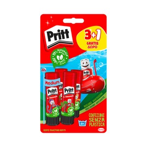 Imagen de Pack de 2 barras de pegamento de 22g sin disolventes, PRITT MEDIUM.