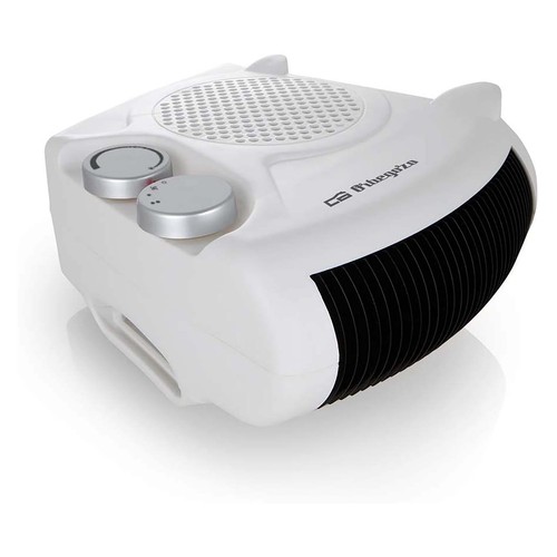 Calefactor eléctrico ORBEGOZO FH 5040, 2000W,  2 modos, termostato, función ventilador.