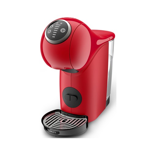 Cafetera de cápsulas KRUPS Genio S Plus, color rojo, 15 bar, 1 taza, 1500W.