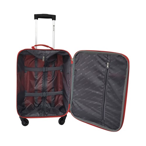 Maleta cabina tipo trolley talla S de tela, 4 ruedas, color cojor - Easy fly. AIRPORT