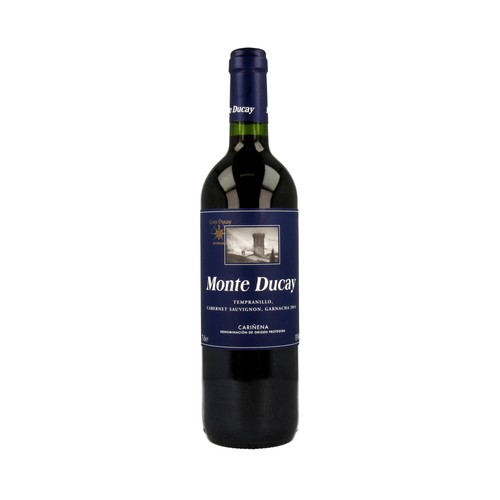 MONTE DUCAY  Vino tinto con D.O. Cariñena MONTE DUCAY botella de 75 cl.