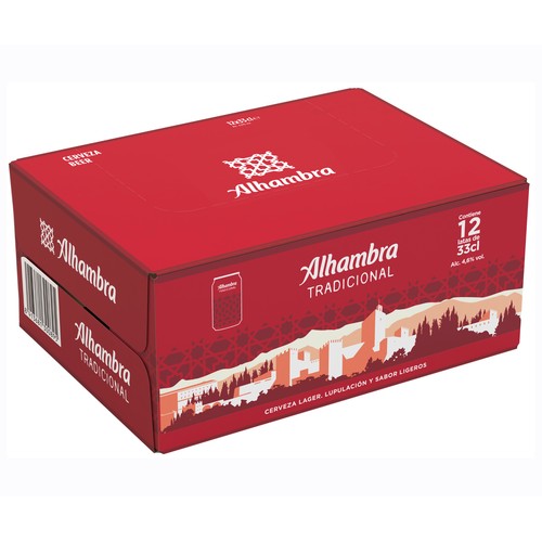 Cervezas ALHAMBRA TRADICIONAL pack 12 uds. x 33 cl.