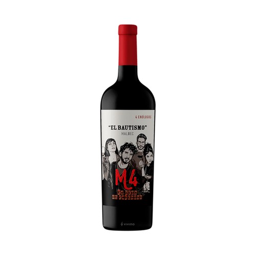 EL BAUTISMO M 4 Vino tinto elaborado en Argentina EL BAUTISMO botella de 75 cl.