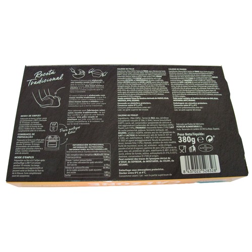 NATURACCI Calzone de pollo 380 g.