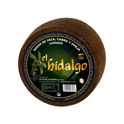 EL HIDALGO Queso mezcla curado, cuña.