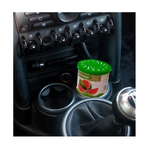 Ambientador en lata gel 90gr, fragancia a Sandía. ROLMOVIL
