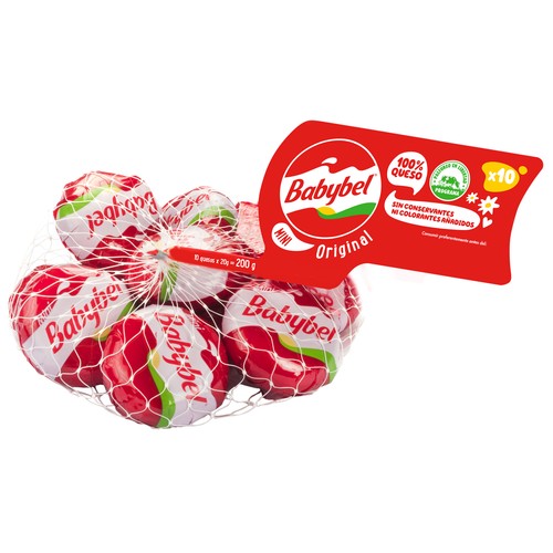 Queso en porciones BABYBEL MINI 10 uds.x 20 g.