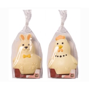 Gallina de Pascua de chocolate blanco 250 g.