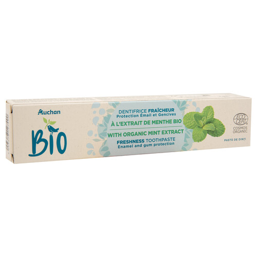 PRODUCTO ALCAMPO Bio Pasta de dientes con extracto de menta bio 75 ml.