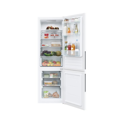 Frigorífico combi 176cm CANDY CCT3L517EW, Low Frost, clasificación energética: E, H: 176cm, A: 54,5cm, F: 55cm, capacidad total: 260L.