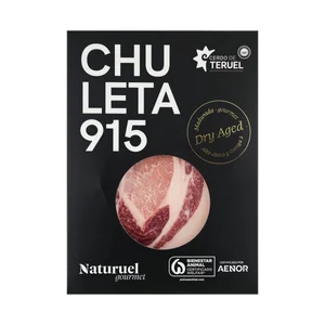 NATURUEL GOURMET Chuleta 915 IGP Cerdo de Teruel.