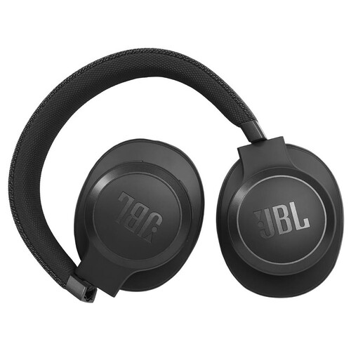 Auriculares bluetooth tipo diadema JBL Live 660NC con micrófono, color negro.