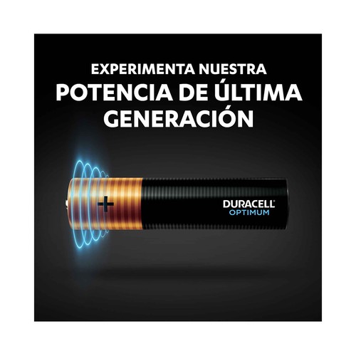 Pack de 8 pilas alcalinas AAA, LR03, 1,5V, DURACELL Optimum.