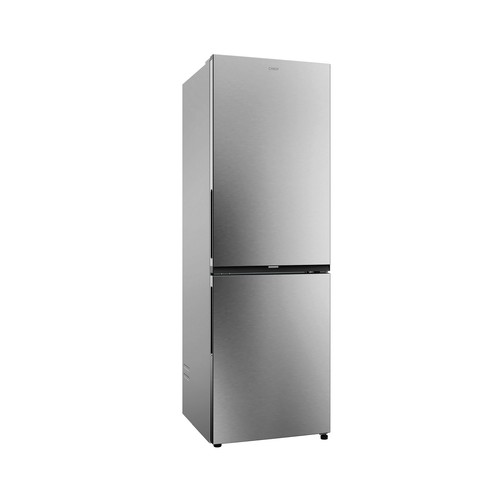 Frigorífico combi 185cm CANDY CNCQ2T618CX, No Frost, clasificación energética: C, H: 185cm, A: 59,5cm, F: 66,7cm, capacidad total: 355L.