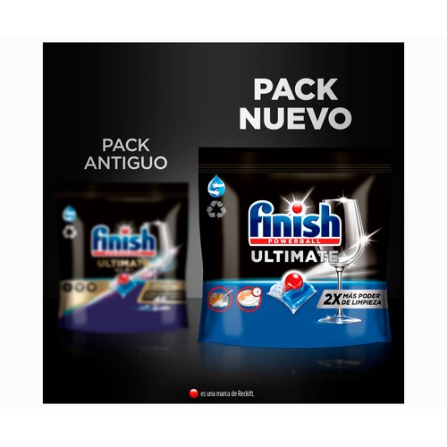 FINISH Detergente para lavavajillas en pastillas 80 ds. 1032 gr.