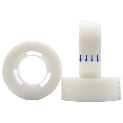 Pack 3 rollos cinta adhesiva invisible 25 m cada uno. ALCAMPO