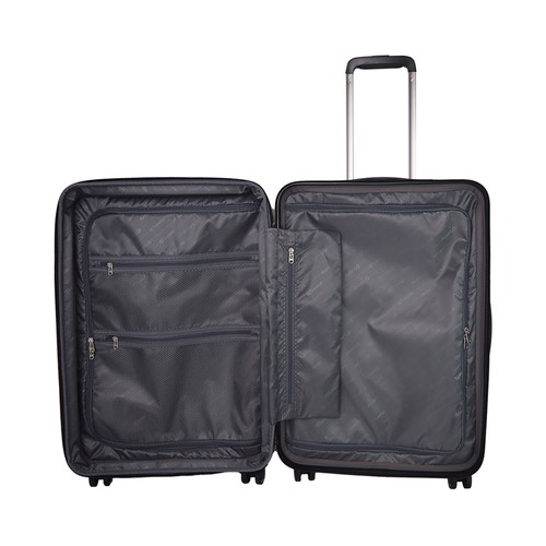 Maleta mediana tipo trolley  8 ruedas light  67cm azul. AIRPORT