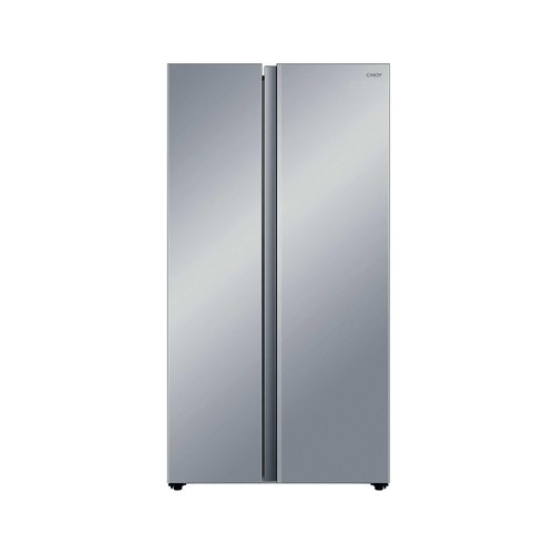 Frigorífico americano 177,5cm CANDY CNSQ2T918EX, no frost, clasificación energética: E, H: 177,5cm A: 90,8cm, F: 64,7cm, capacidad total: 523L.