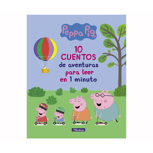 10 cuentos de aventuras para leer en 1 minuto, VV.AA. Género: infantil. Editorial: Peppa Pig.