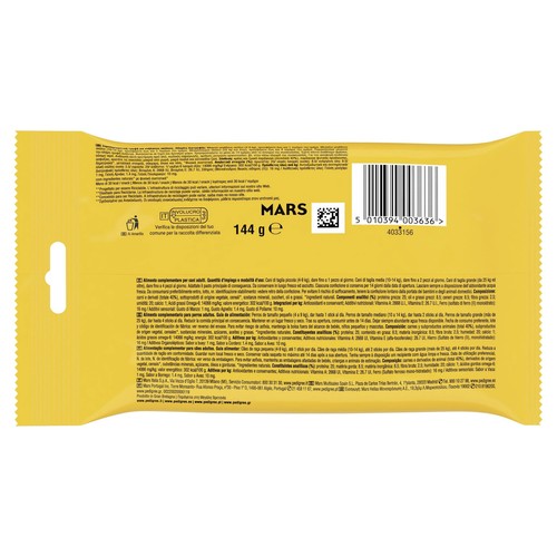 PEDIGREE Snack de perro schmackos 20unds